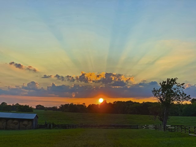 Image of Summer Sunsets in Keene, Kentucky by Anne Campbell from Lexington